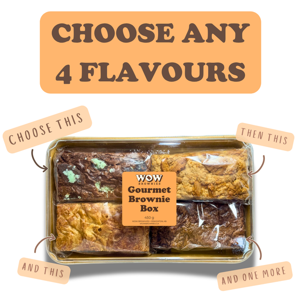 Choose Any 4 Gourmet Brownies & Blondies